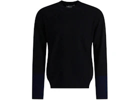 Comme des Garcons Forever Wool Crew Neck Sweater Black