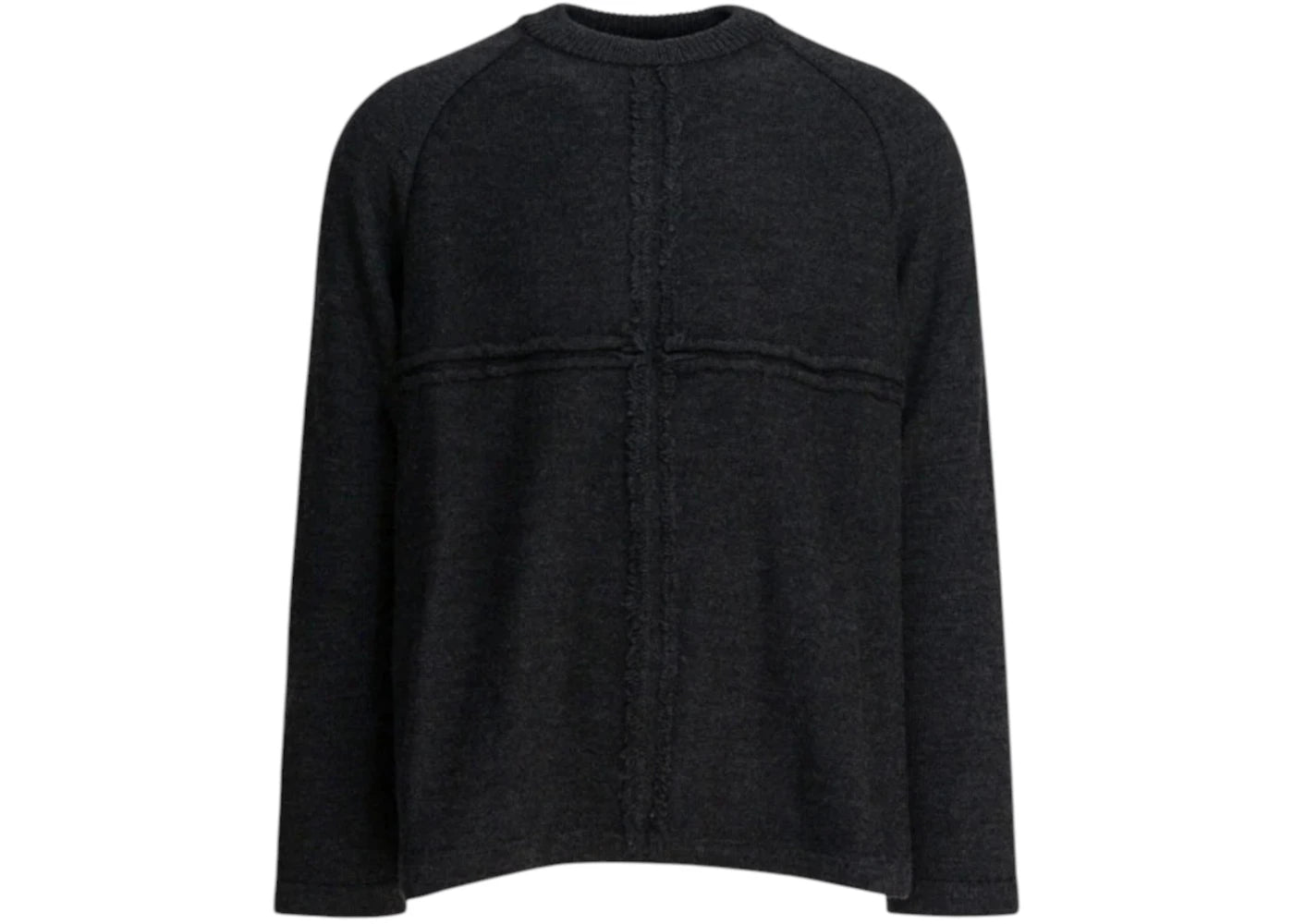 Comme des Garcons Homme Wool Crewneck Sweater Grey - vue secondaire A