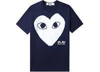 Comme des Garcons PLAY Big Heart Logo Tee Navy