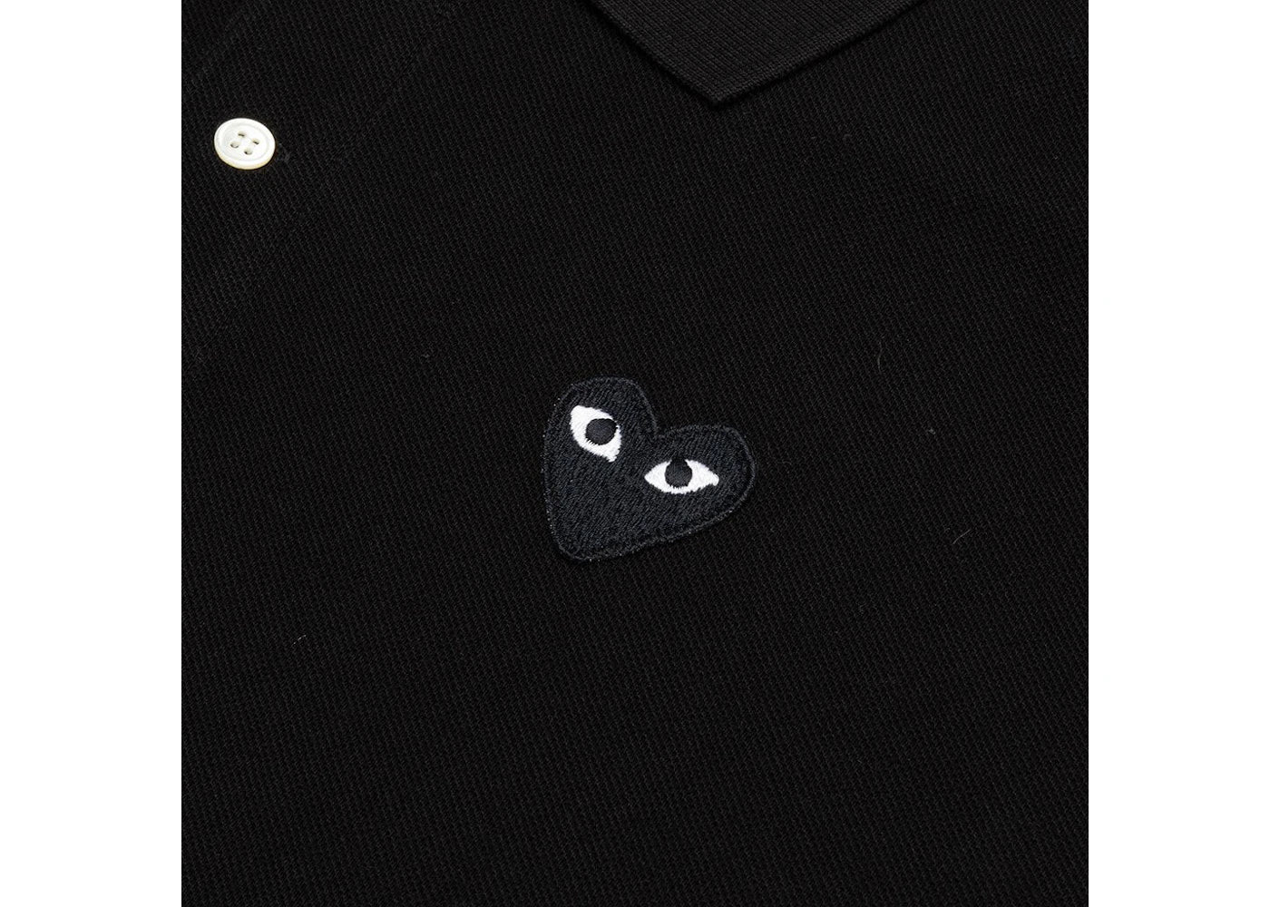 Comme des Garcons Play Black Emblem Polo Black - vue secondaire A