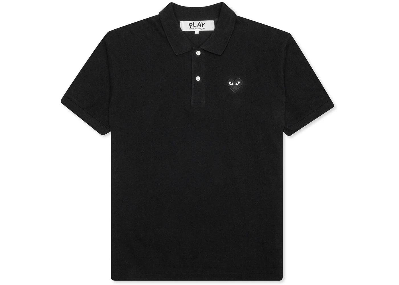 Comme des Garcons Play Black Emblem Polo Black - vue 360