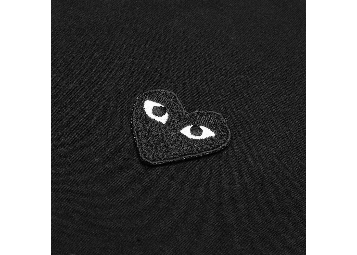 Comme des Garcons Play Black Emblem T-shirt Black - vue secondaire A