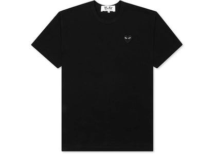 Comme des Garcons Play Black Emblem T-shirt Black - authentic Comme des Garcons PLAY apparel