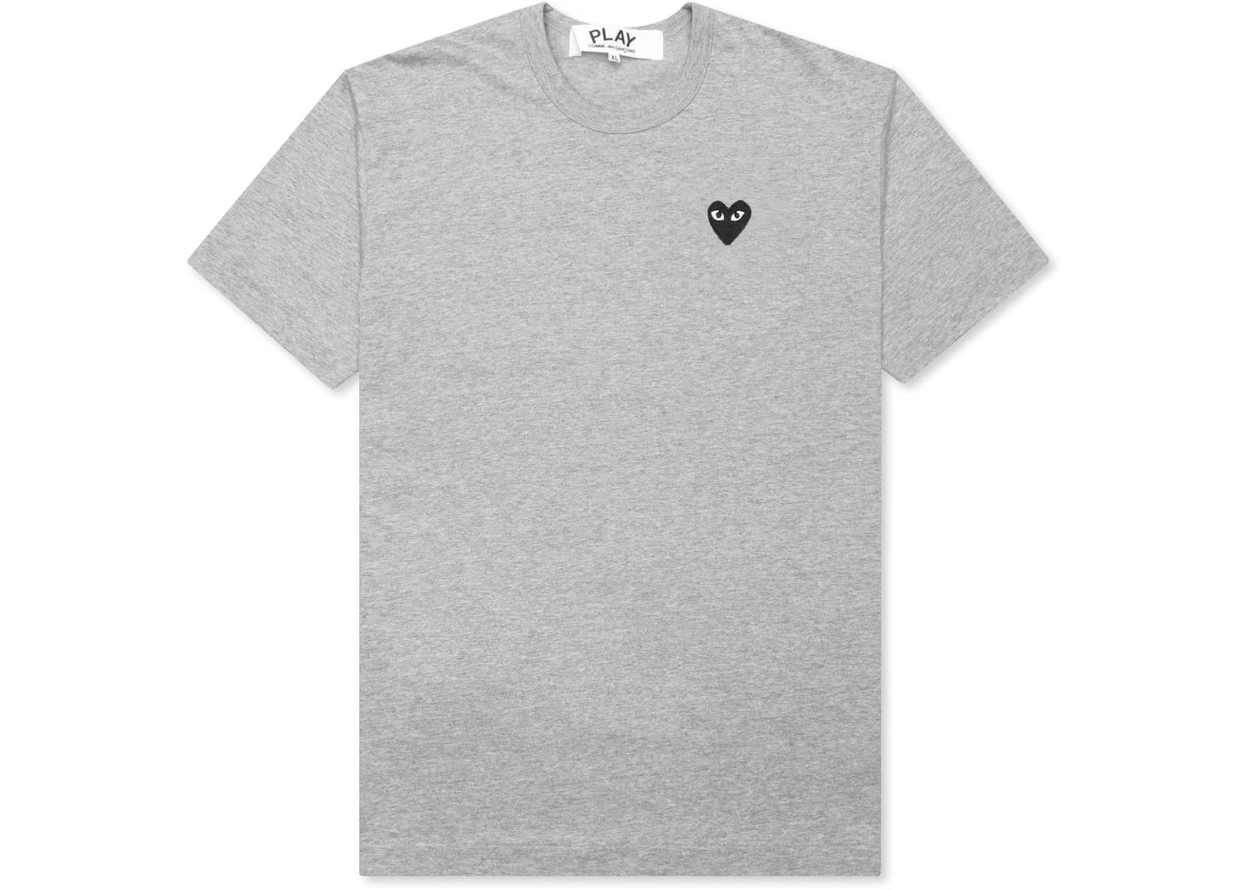 Comme des Garcons Play Black Heart Emblem T-shirt Grey - vue 360