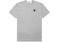 Comme des Garcons Play Black Heart Emblem T-shirt Grey