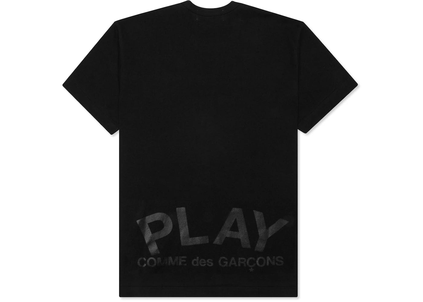 Comme des Garcons Play Double Black Hearts T-shirt Black - vue secondaire A