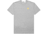 Comme des Garcons Play Gold Heart T-shirt Grey