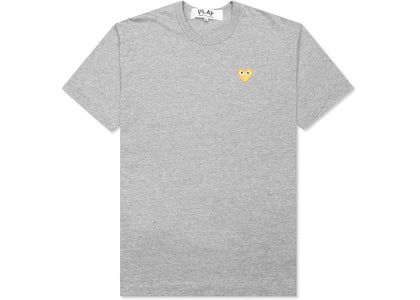Comme des Garcons Play Gold Heart T-shirt Grey - apparel view 2