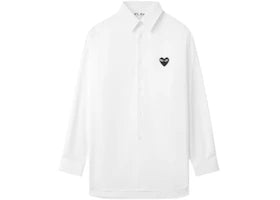 Comme des Garcons PLAY Heart Emblem Shirt White