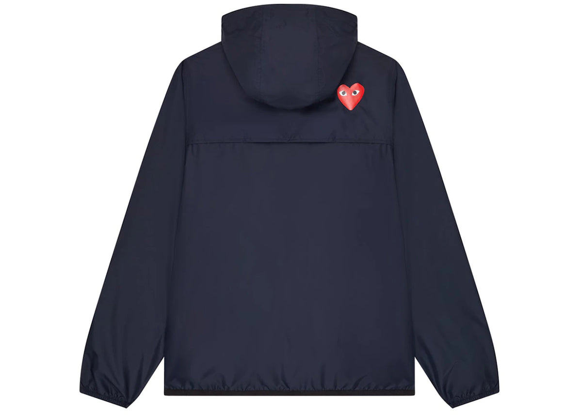 Comme des Garcons Play x K-Way Claude Full-Zip Jacket Navy - vue secondaire B
