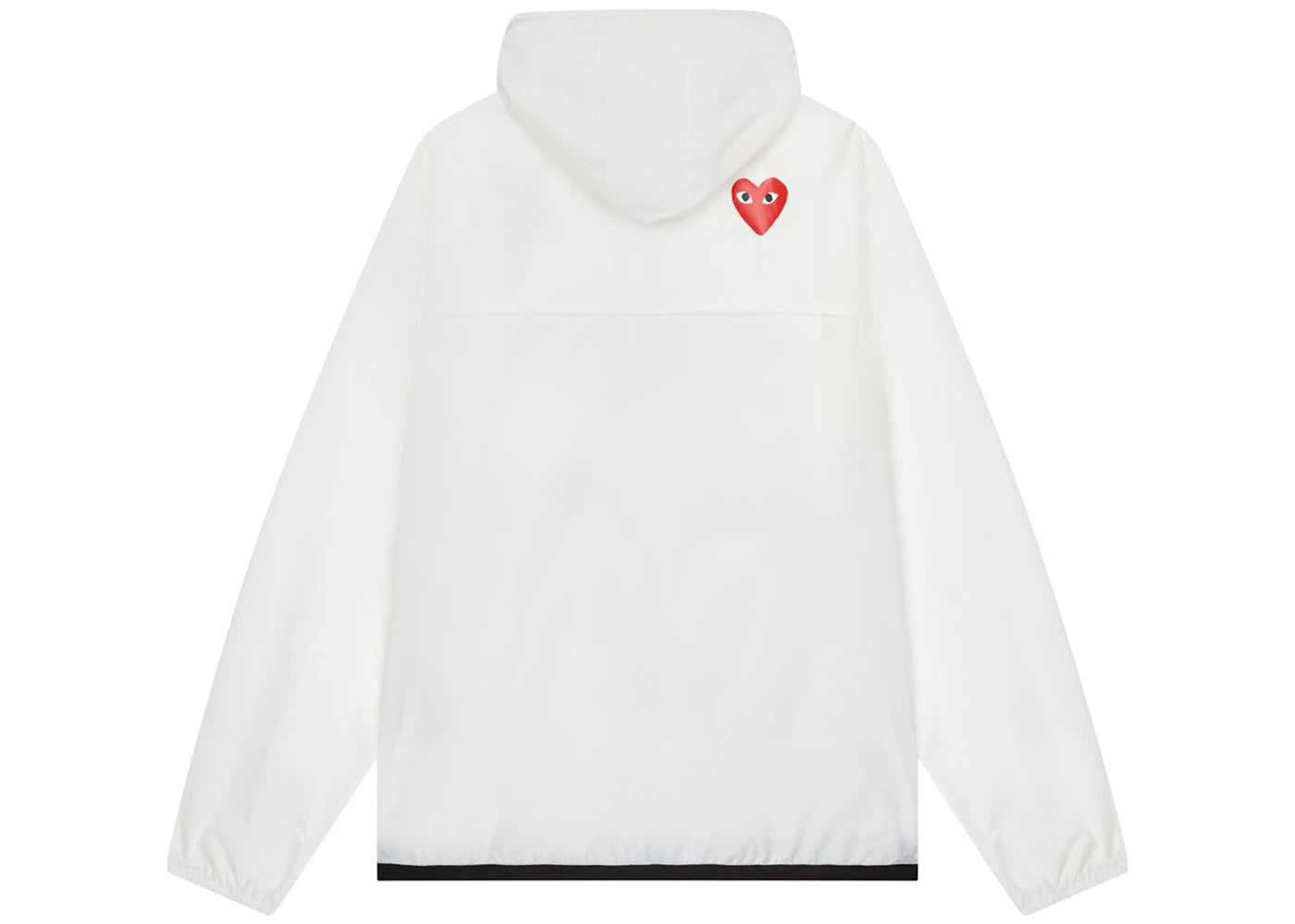 Comme des Garcons Play x K-Way Claude Full-Zip Jacket White - vue secondaire B