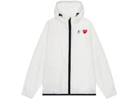 Comme des Garcons Play x K-Way Claude Full-Zip Jacket White