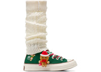 Converse Chuck 70 Hi X-Mas Gingerbread & Knit Sock Midnight Clover