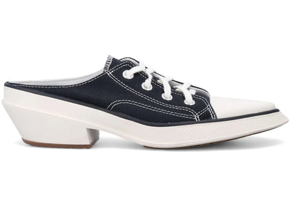 Converse Chuck 70 Low De Luxe Pointed Mule Heel Platform Black Egret (Women's) - authentic Converse sneakers