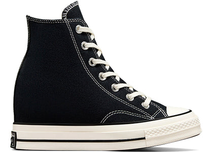 Converse Chuck 70 Wedge Black (Women's) - authentic Converse sneakers