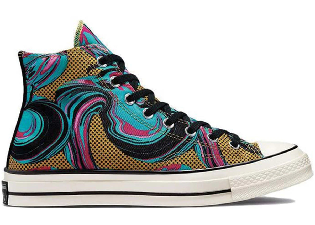 Converse Chuck Taylor All Star 70 Hi 90's Marbled Goldtone - vue secondaire A