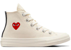 Converse Chuck Taylor All Star 70 Hi Comme des Garcons PLAY Single Heart Milk (PS) - authentic Converse sneakers