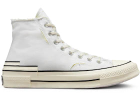 Converse Chuck Taylor All Star 70 Hi Hacked Heel Edge Glow White Laser Lemon Egret - vue 360