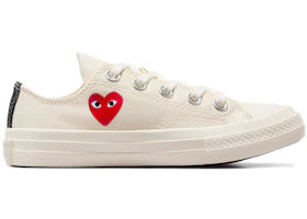 Converse Chuck Taylor All Star 70 Ox Comme des Garcons PLAY Single Heart Milk (PS)