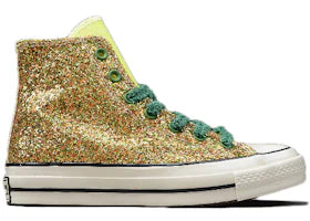 Converse Chuck Taylor All Star 70 Hi JW Anderson Glitter Gold Silver