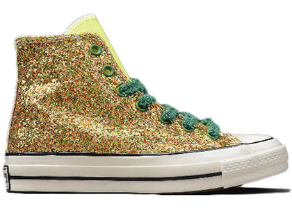 Converse Chuck Taylor All Star 70 Hi JW Anderson Glitter Gold Silver - sneakers view 2