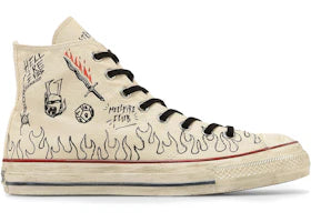 Converse Chuck Taylor All Star Aged 87 HC Hi Stranger Things Natural - vue 360