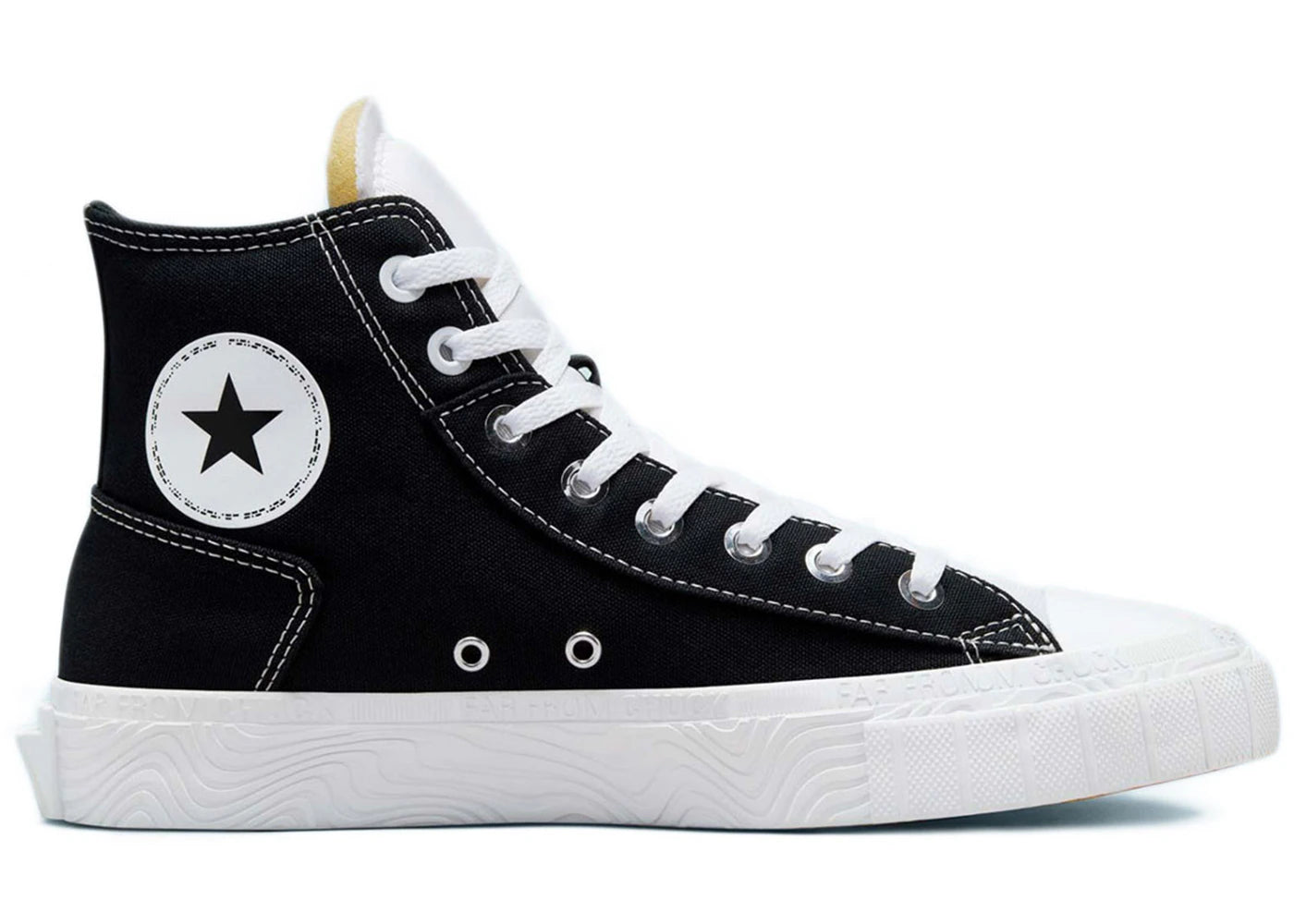 Converse Chuck Taylor All Star Alt Canvas Black White - vue 360