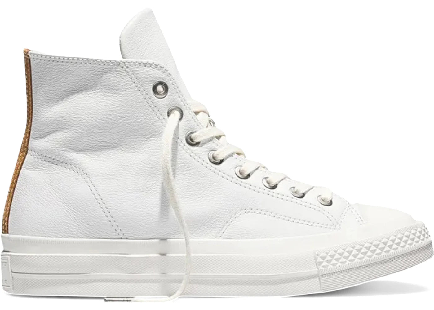 Converse Chuck Taylor All Star First String High Premium Leather Natural - vue 360