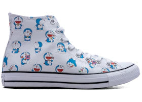 Converse Chuck Taylor All Star Hi Doraemon White - authentic Converse sneakers