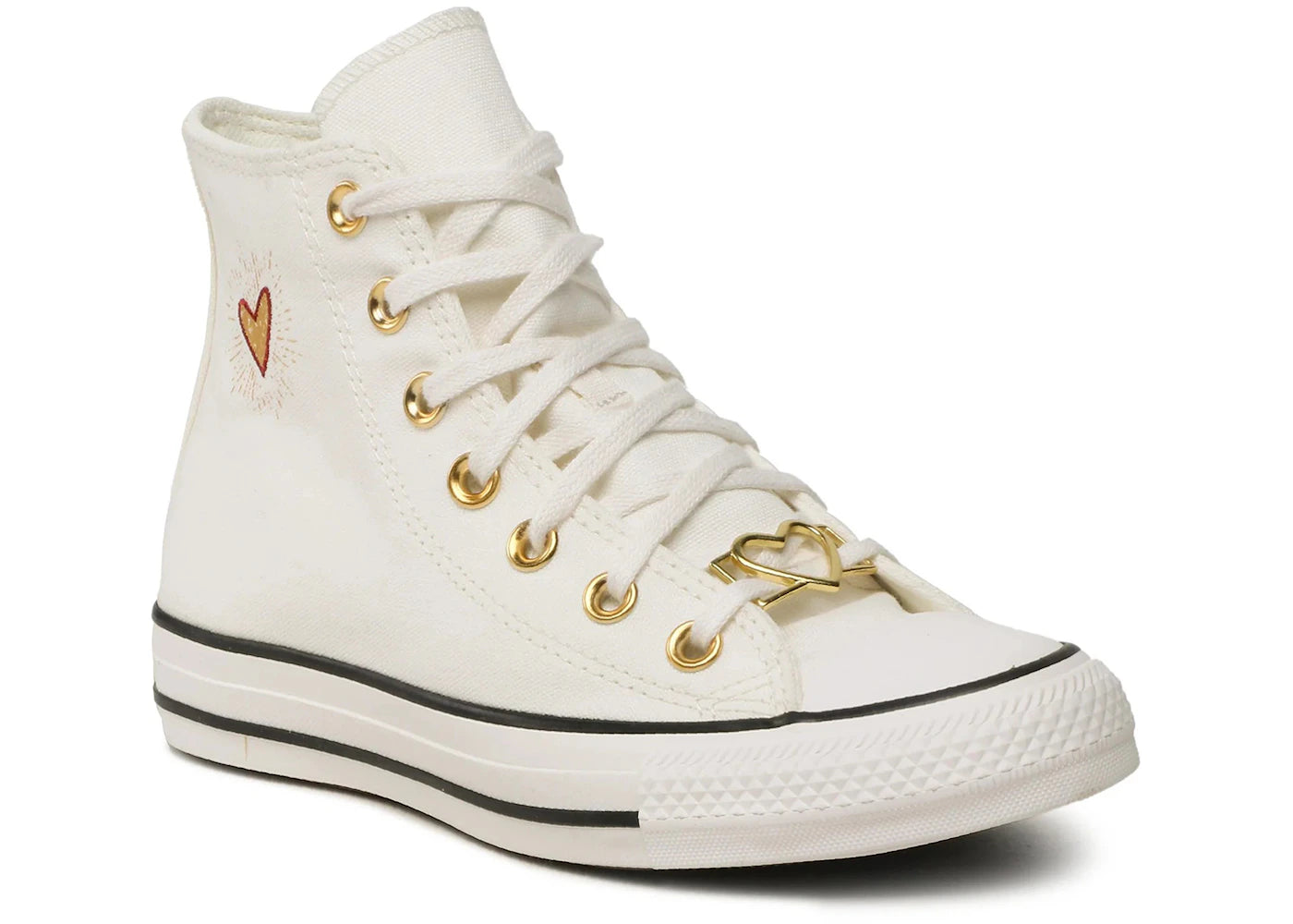 Converse Chuck Taylor All Star Hi Valentine's Day Vintage White (2023) (Women's) - vue secondaire B