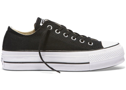 Converse Chuck Taylor All Star Lift Ox Black White (Women's) - authentic Converse sneakers