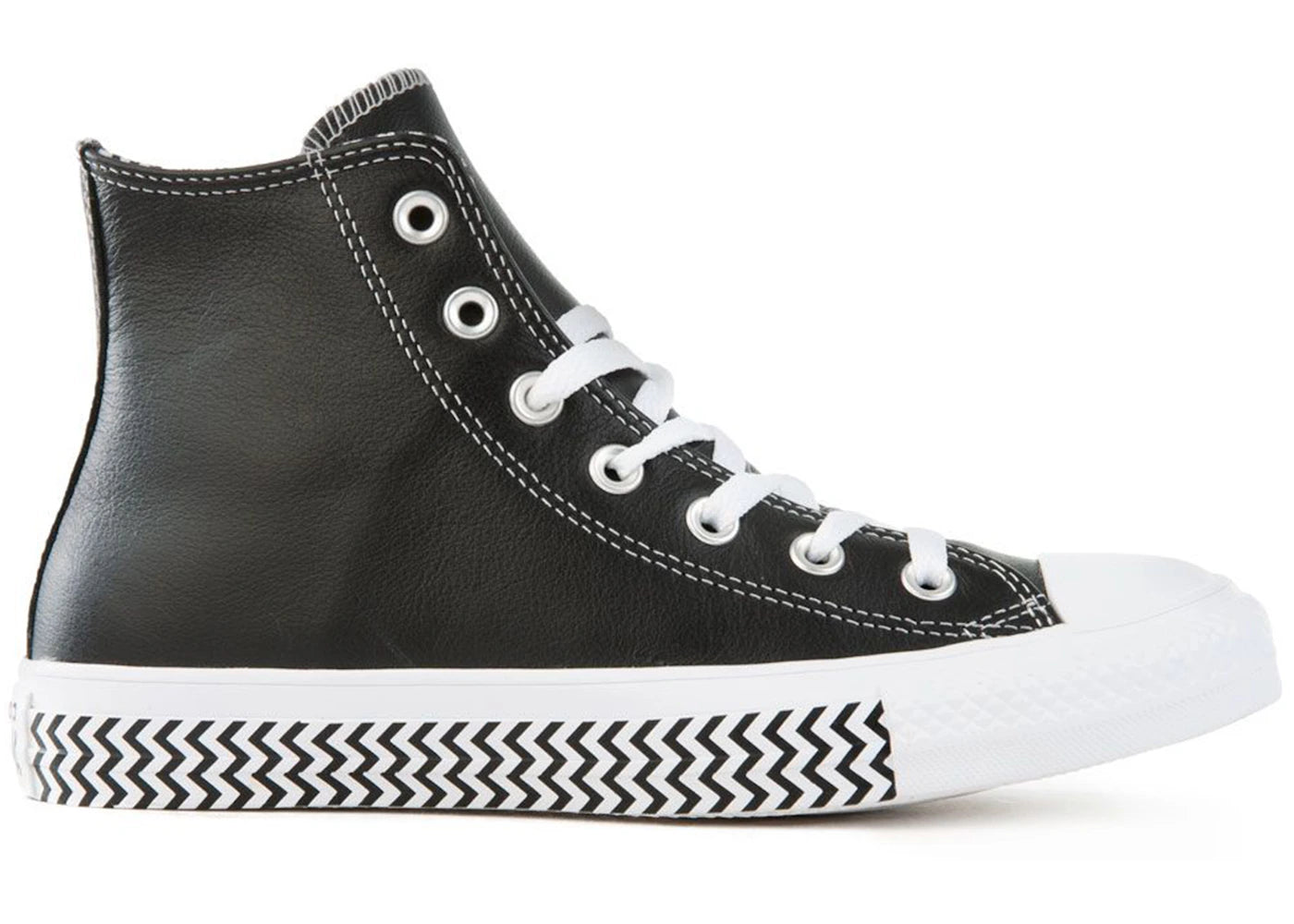 Converse Chuck Taylor All Star Mission-V High Black White (Women's) - vue secondaire A