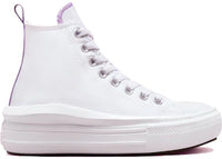 Converse Chuck Taylor All Star Move Platform Hi White Pixel Purple (GS)
