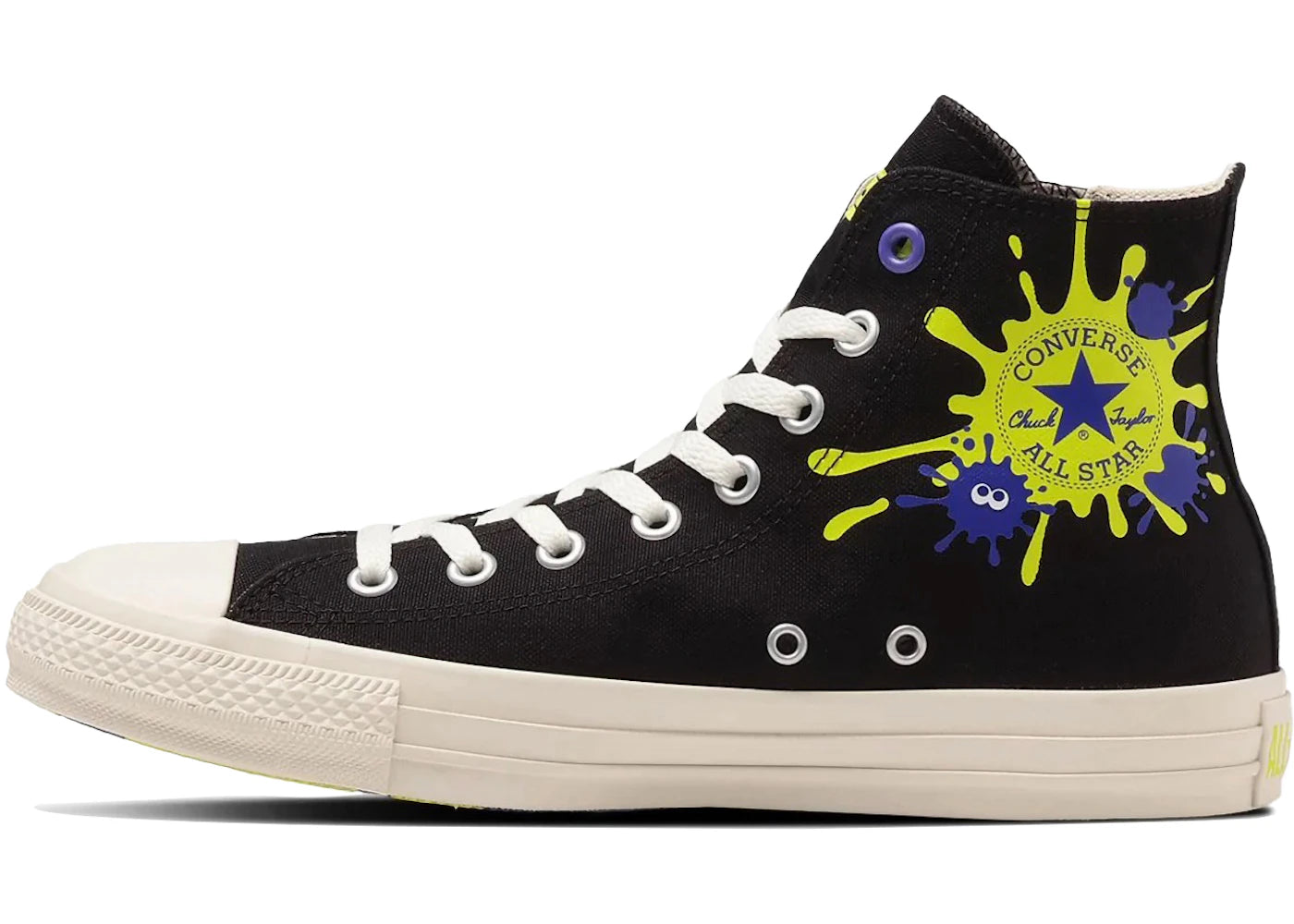 Converse Chuck Taylor All Star Zip Hi Splatoon 3 Black - vue secondaire B