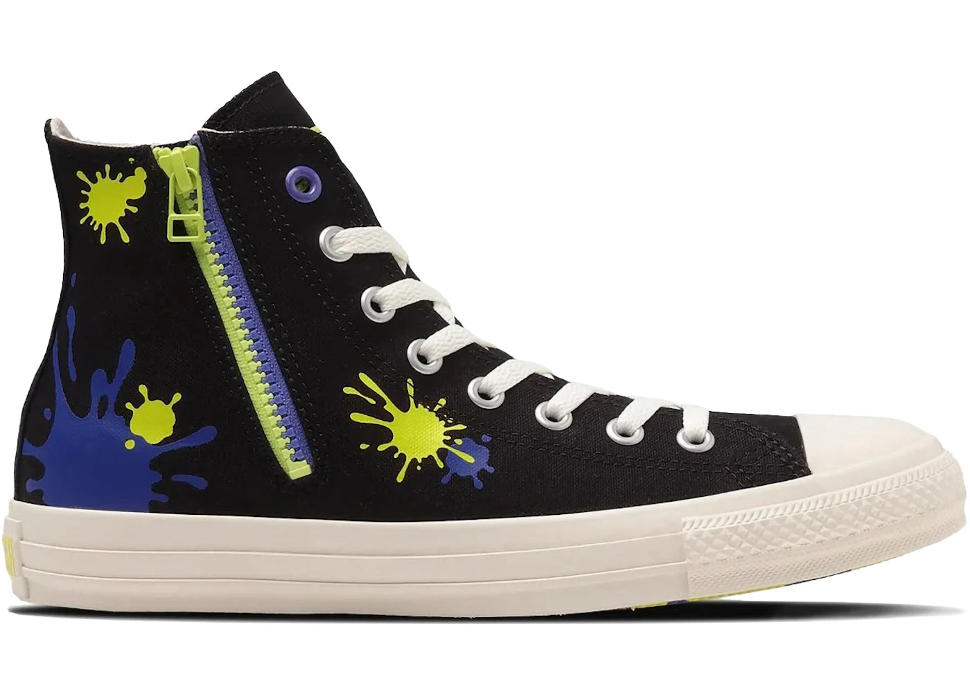Converse Chuck Taylor All Star Zip Hi Splatoon 3 Black - vue secondaire A