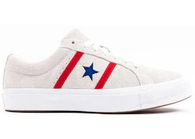 Converse One Star Academy Ox White Red Blue - vue 360