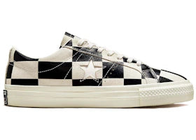 Converse One Star Ox Blocked Warped Board Black - authentic Converse sneakers