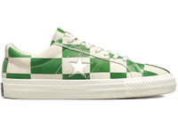 Converse One Star Ox Blocked Warped Board Green