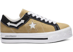Converse One Star Platform Low MadeMe Brown (Women's) - authentic Converse sneakers