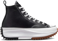 Converse Run Star Hike Hi Black Leather White