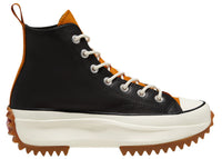 Converse Run Star Hike Hi Leather Black Saffron (Women's)