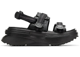 Converse Run Star Utility Sandal CX Triple Black - vue 360