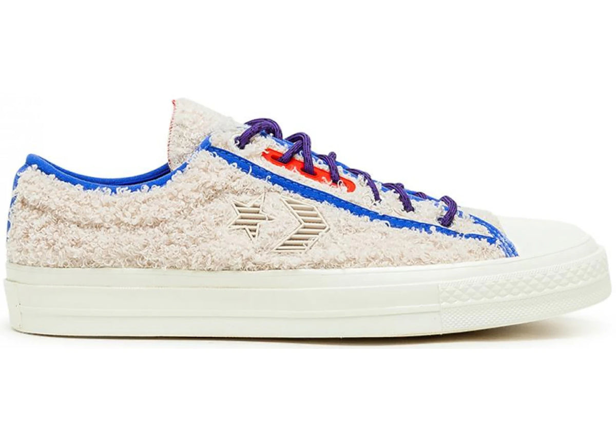 Converse Star Player Ox Retro Sherpa White Swan - vue secondaire A