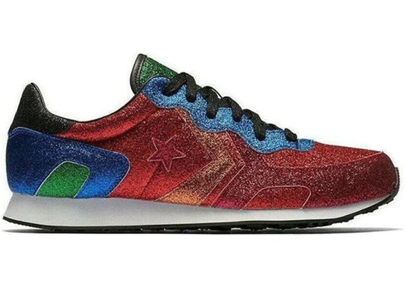 Converse Thunderbolt JW Anderson GLITTER_GUTTER Cherry - vue secondaire A