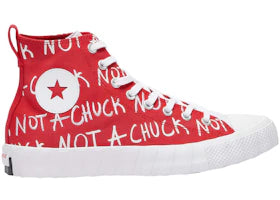 Converse UNT1TL3D Hi Not A Chuck Red - vue 360