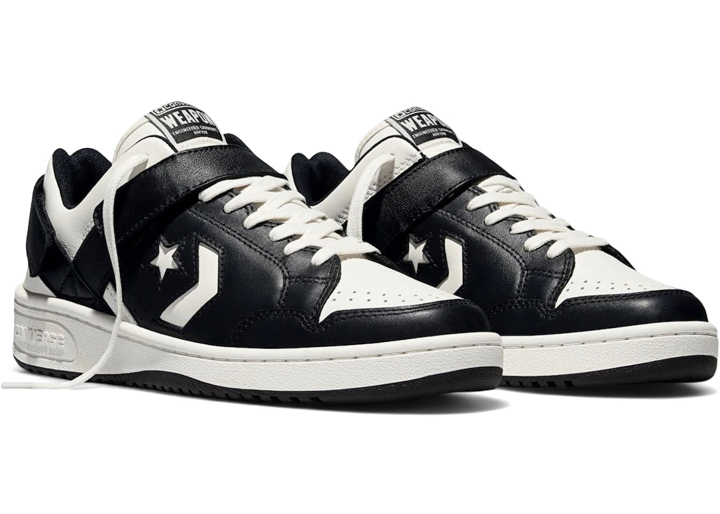 Converse Weapon Ox Engineered Garments Black White - vue 360