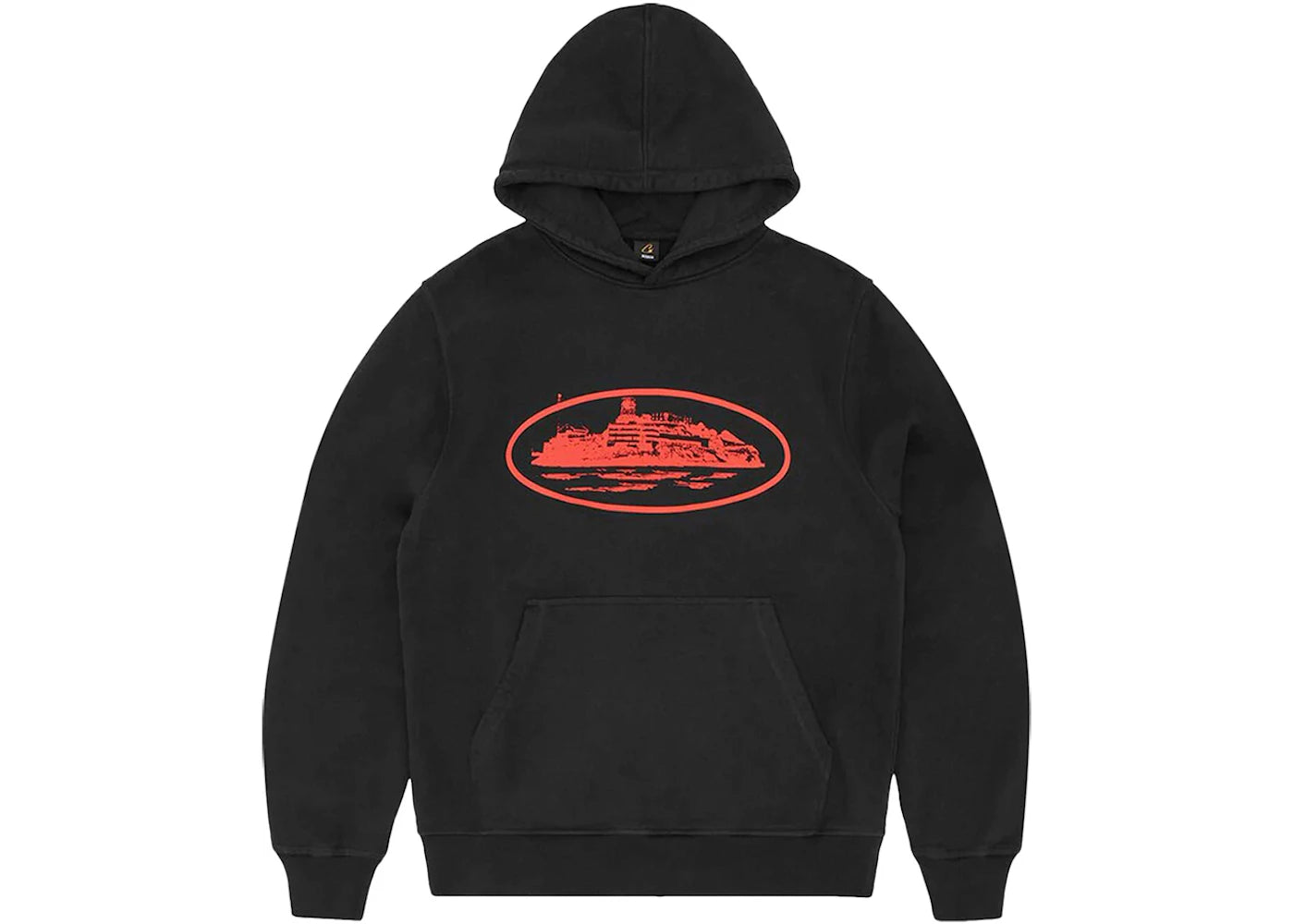 Corteiz Alcatraz V2 Hoodie Black/Red - vue secondaire A