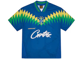 Corteiz Club America Brasil Jersey Blue - authentic Corteiz apparel
