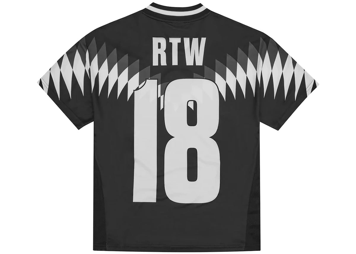 Corteiz Club RTW Football Jersey Black - vue secondaire B