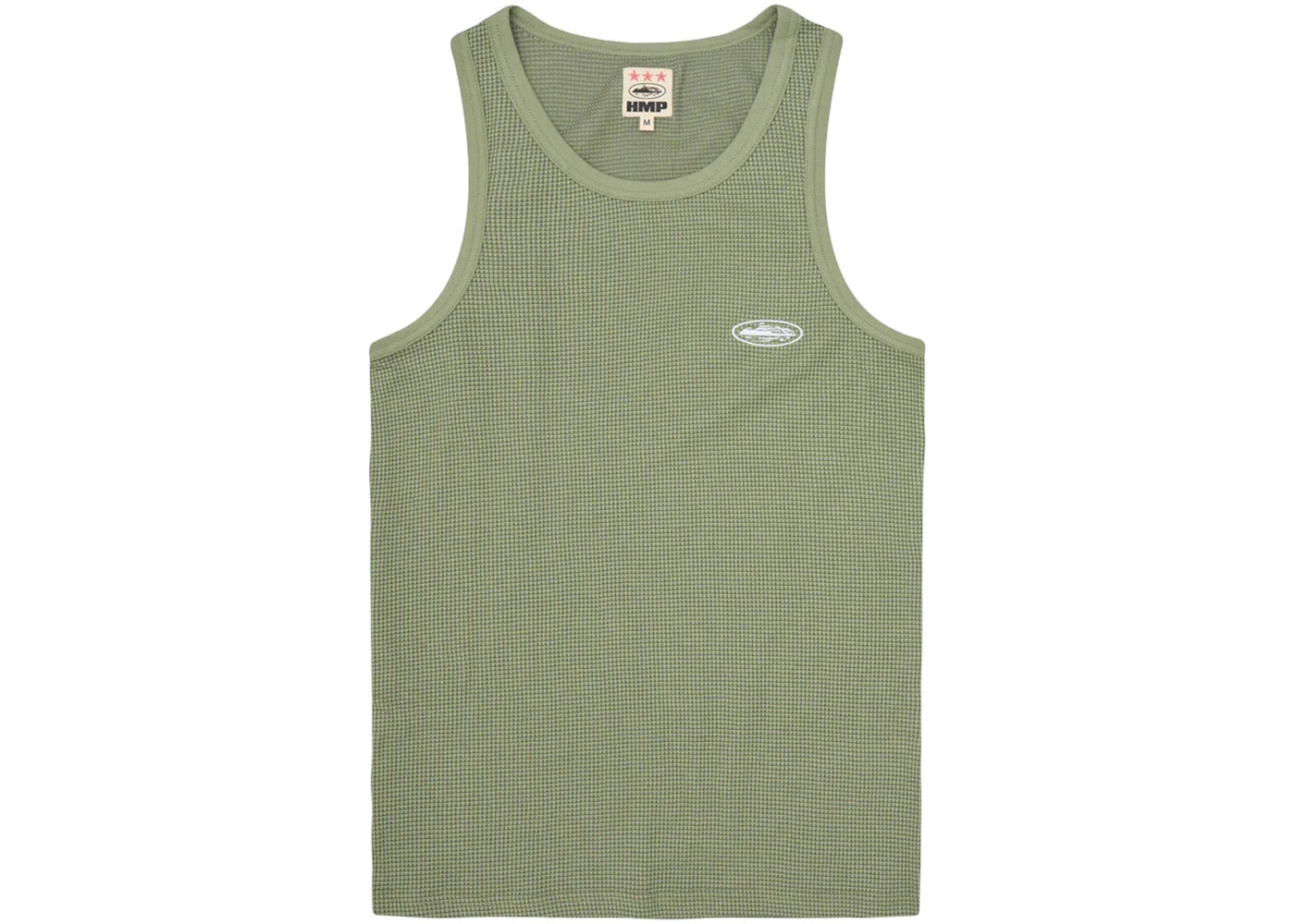 Corteiz HMP Essentials Tank Top (3 Pack) Olive - vue secondaire B